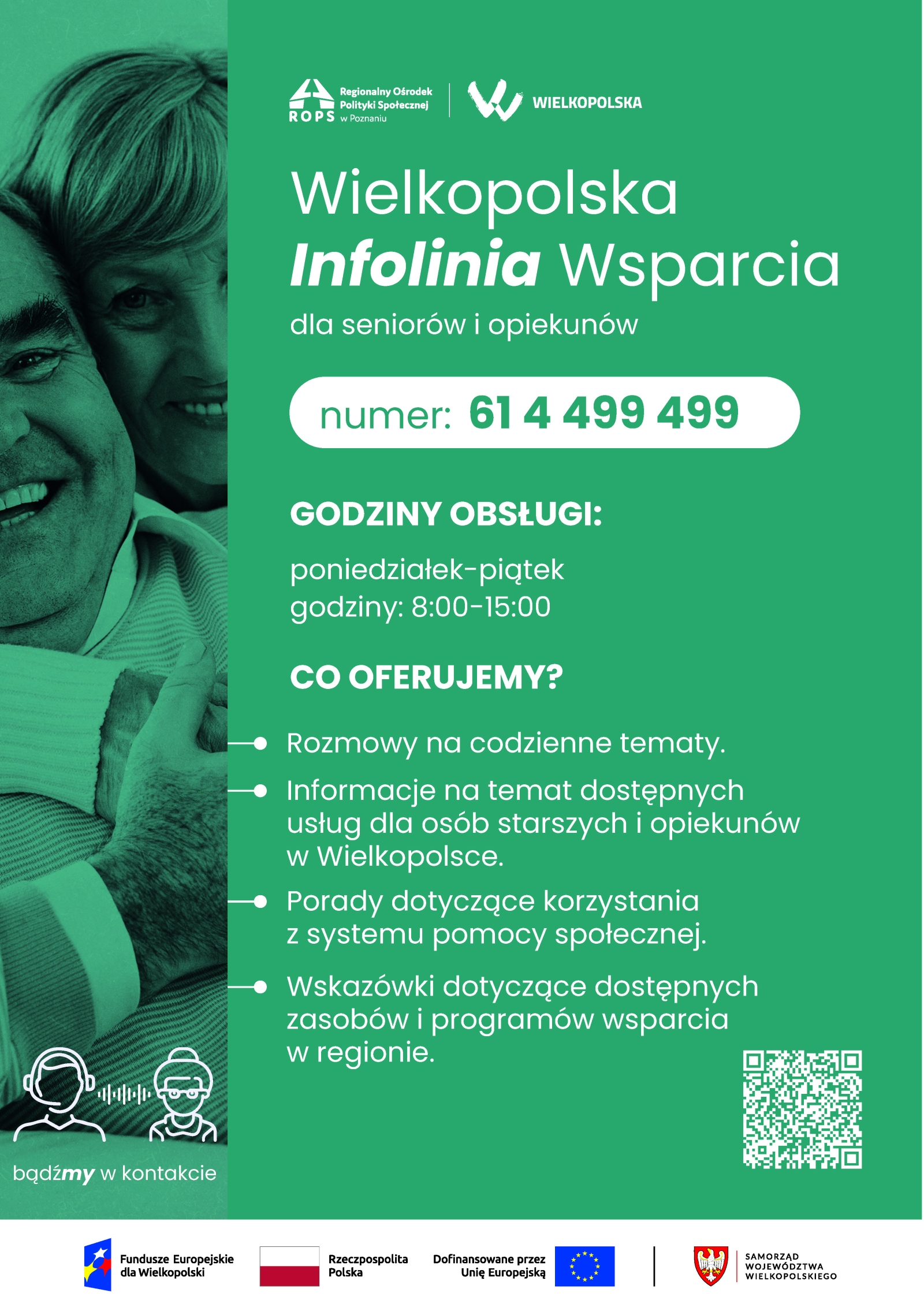 WIELKOPOLSKA INFOLINIA WSPARCIA DLA SENIOR&Oacute;W I OPIEKUN&Oacute;W